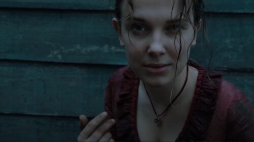 Millie Bobby Brown Cinematic Portrait Desktop Wallpaper