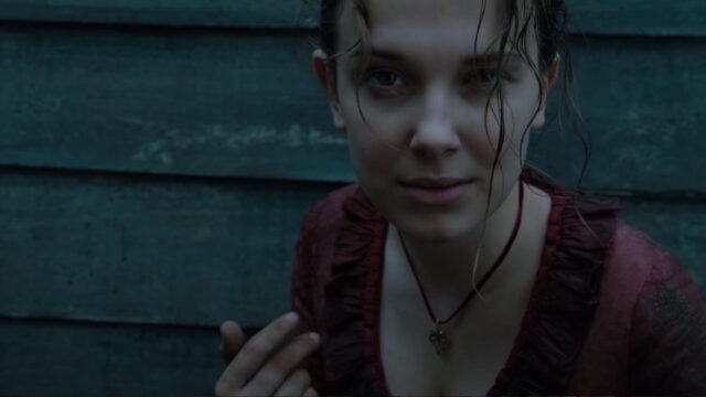 Millie Bobby Brown Cinematic Portrait Desktop Wallpaper