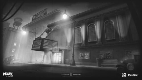 Noir Vaudeville Theater Mouse P.I. For Hire Desktop Wallpaper