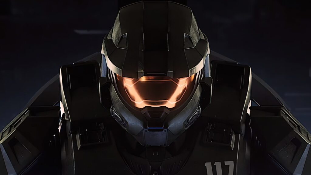 Master Chief Helmet Halo Infinite 8K Desktop Wallpaper