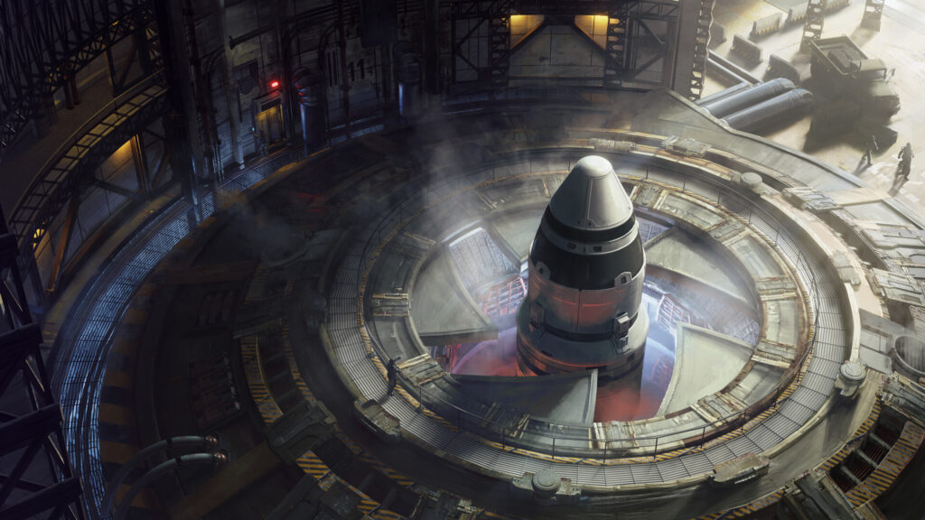 Nuclear Missile Silo Industrial Facility Desktop Wallpaper
