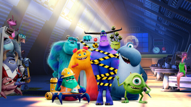 Monsters Inc. Group Character Ensemble 4K Desktop Wallpaper