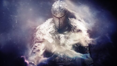 Faraam Knight Fur-Lined Armor Fantasy Desktop Wallpaper