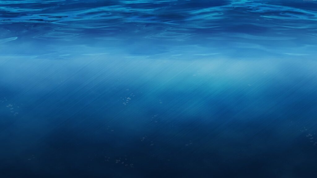Serene Underwater Abyssal Blue Ocean View 4K Desktop Wallpaper