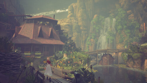 Aerith’s Secret Garden in Final Fantasy VII Remake 4K Wallpaper