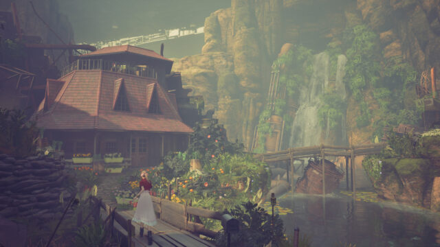 Aerith's Secret Garden in Final Fantasy VII Remake 4K Wallpaper