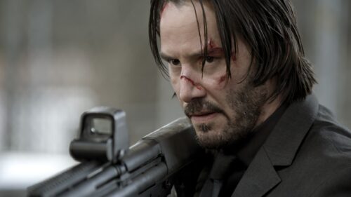 John Wick Combat Focused Action Scene Desktop Wallpaper