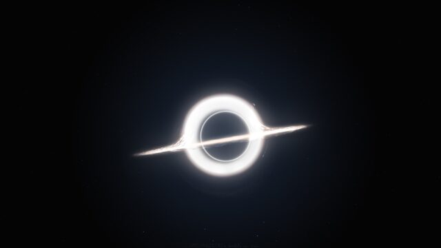 Cinematic Black Hole Accretion Disk 4K Desktop Wallpaper