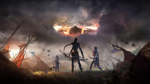 Avatar Frontiers of Pandora Na’vi Warriors 4K Desktop Wallpaper