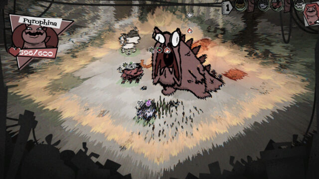 Chaotic Boss Battle 4K Desktop Wallpaper