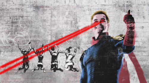 Homelander The Boys Brutal Graffiti Art 4K Wallpaper