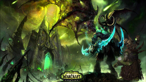 Illidan Stormrage Legion World of Warcraft Desktop Wallpaper