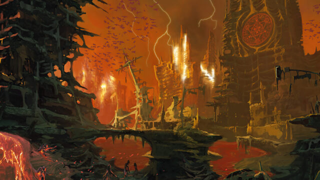 Apocalyptic Hellscape Destruction Desktop Wallpaper