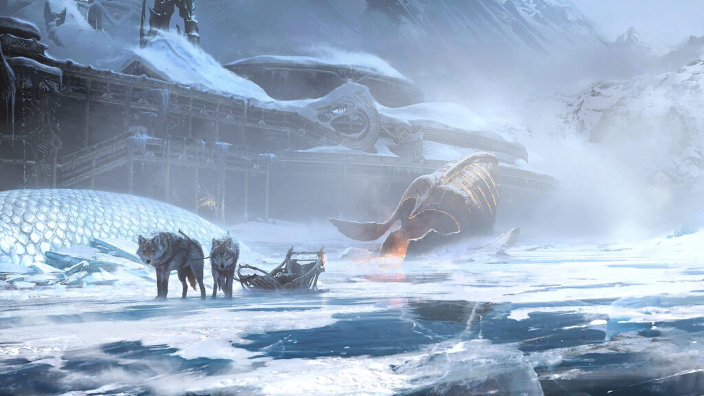 God of War Ragnarok Concept Art Desktop Wallpaper