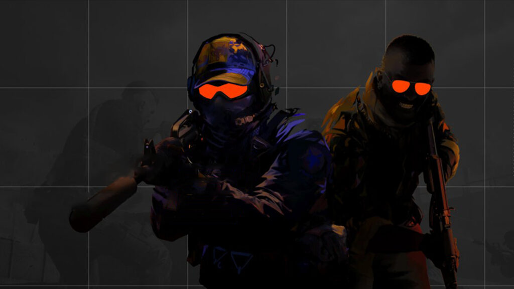 Tactical Soldiers Glowing Visors Desktop Wallpaper