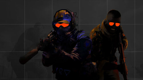 Tactical Soldiers Glowing Visors Desktop Wallpaper
