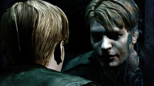 James Sunderland Mirror Reflection Silent Hill 2 4K Wallpaper