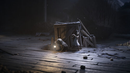 Little Nightmares Game Characters Desktop Wallpaper