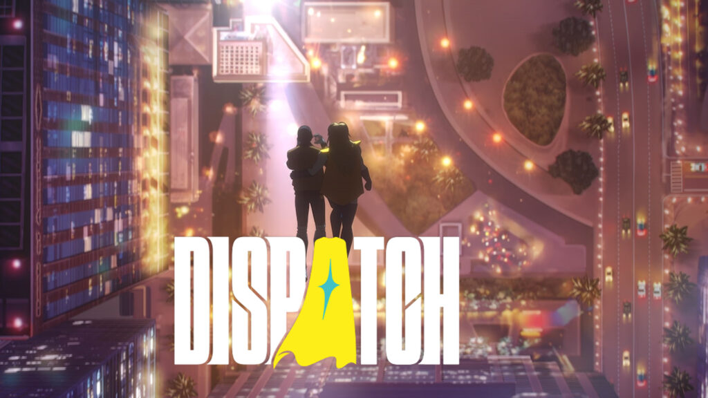 Anime Superhero Duo City View 4K Wallpaper