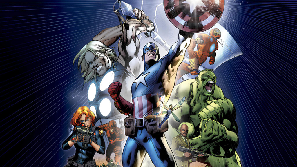 The Ultimates Marvel Comic Book Hero Desktop Wallpaper