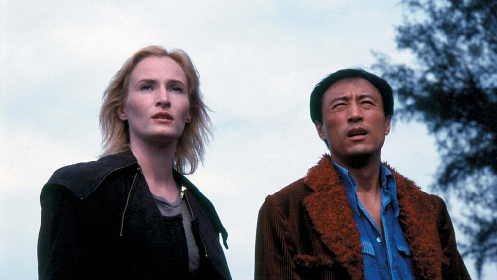 Uma Thurman and James Shigeta in The Golden Bowl Desktop Wallpaper