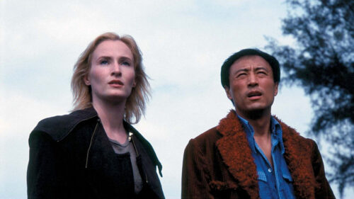 Uma Thurman and James Shigeta in The Golden Bowl Desktop Wallpaper