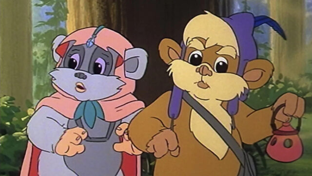 Ewoks Animated Series Duo Desktop Wallpaper
