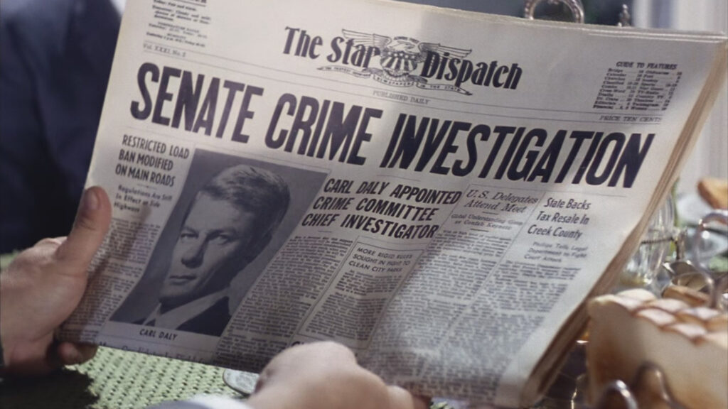 Close-up of Newspaper Headline Desktop Wallpaper