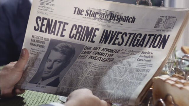 Close-up of Newspaper Headline Desktop Wallpaper