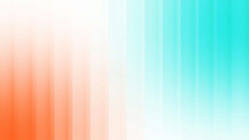 Abstract Vertical Gradient Orange and Teal Smooth Desktop Wallpaper