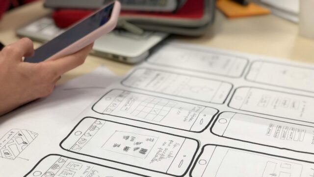 Digital Product Design Wireframing Process Desktop Wallpaper