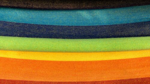 Vibrant Rainbow Striped Fabric Texture Abstract 4K Desktop Wallpaper