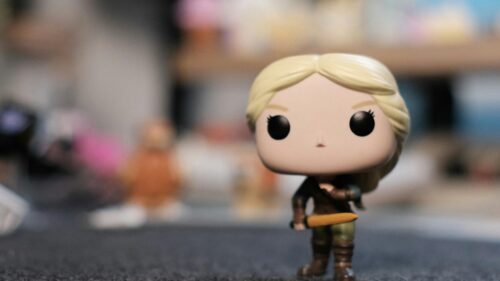 Close-up Fantasy Funko Pop Action Figure Desktop Wallpaper