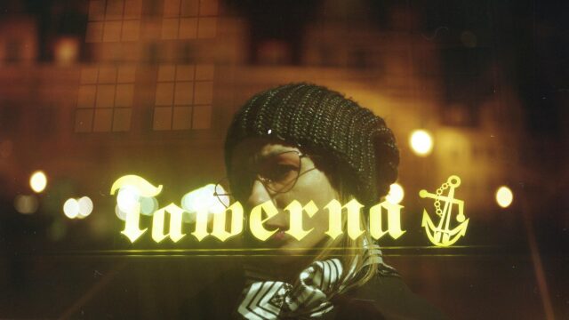 Mysterious Woman with Beanie and Glasses Cinematic Urban Night 4K Wallpaper