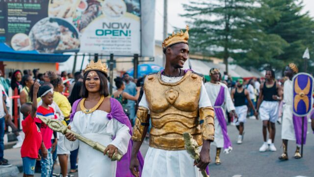 Royal King and Queen Cosplay Parade 4K Desktop Wallpaper
