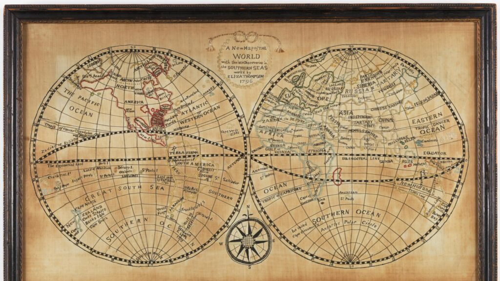 Vintage 1796 World Map Antique Cartography Art Desktop Wallpaper