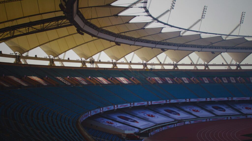 Jawaharlal Nehru Stadium Architecture View Desktop Wallpaper