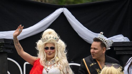 Drag Queen and Mr. Royalty Parade Performance 4K Desktop Wallpaper