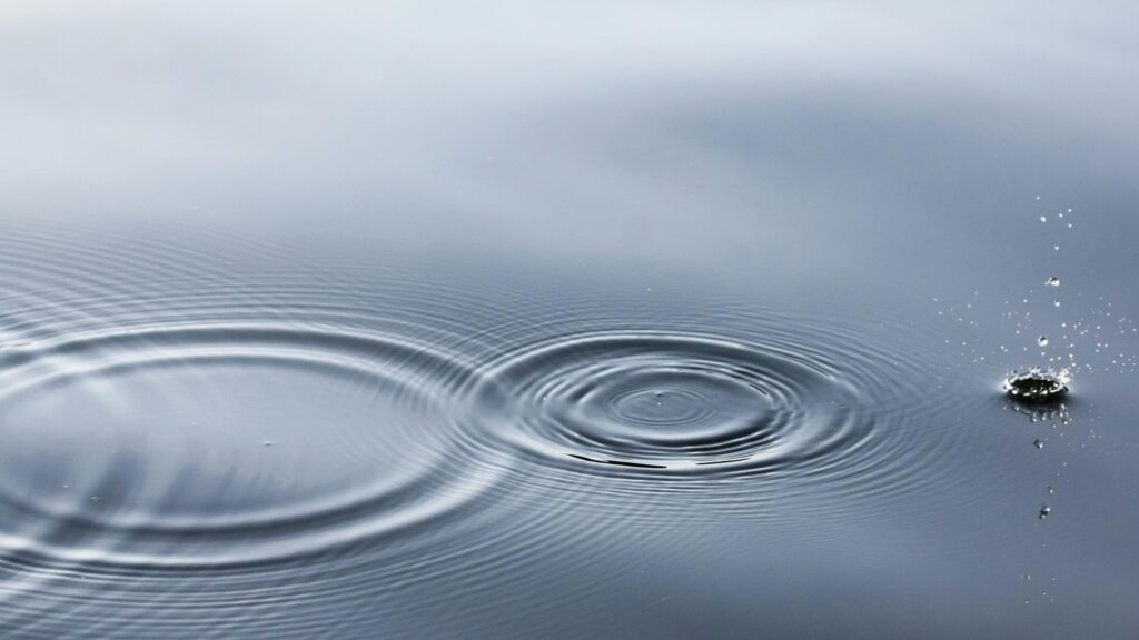 Minimalist Water Ripples and Splashes 4K Desktop Wallpaper