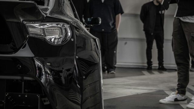 Widebody JDM Sports Car Rear Close Up 4K Wallpaper