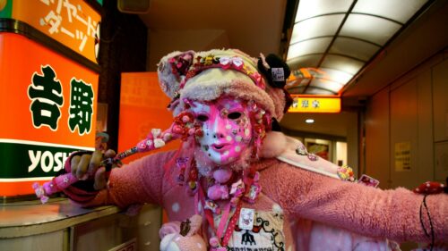 Vibrant Decora Kei Street Fashion Cosplay 4K Desktop Wallpaper