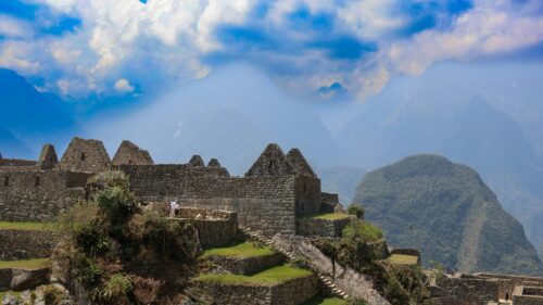 Stunning Machu Picchu Ancient Ruins in the Andes Mountains 4K Wallpaper