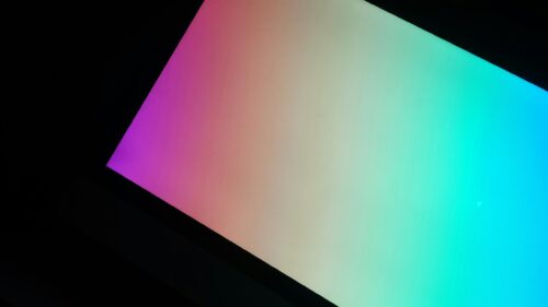 Minimalist Gradient Purple and Cyan Abstract 4K Desktop Wallpaper
