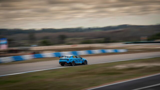 Cyan Cyan Racing Lynk & Co 03 TCR Race Car Desktop Wallpaper