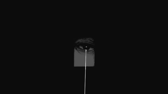 Minimalist Crying Eye Dark Aesthetic PC Wallpaper