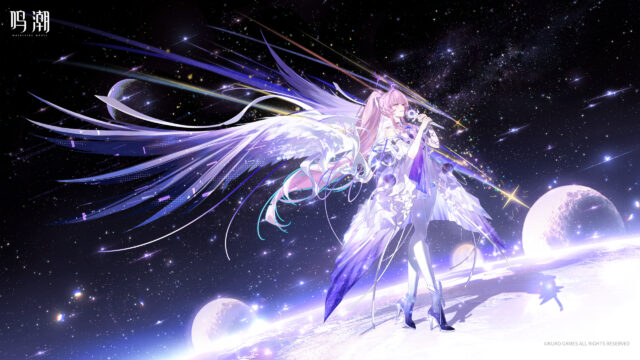 Wuthering Waves Camellya Angelic Space Performance 4K PC Wallpaper