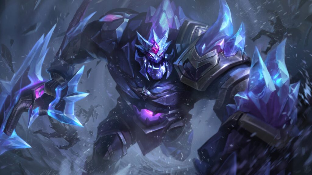 Malphite League of Legends Dark Star Crystal Beast 4K PC Wallpaper
