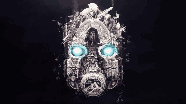 Borderlands Psycho Mask With Glowing Eyes Artistic PC Wallpaper