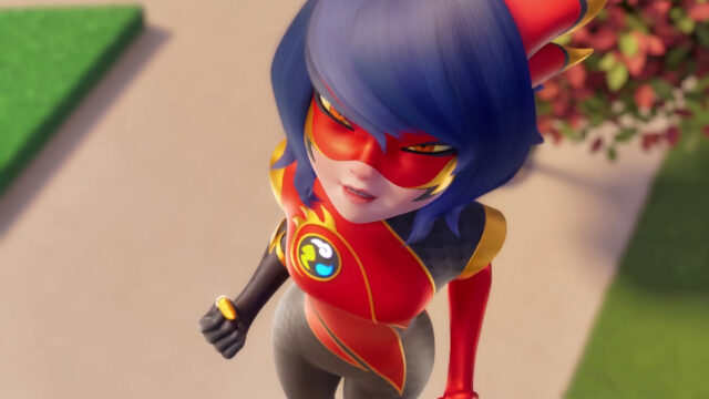 Kagami Tsurugi as Ryuko Dragon Heroine Miraculous Ladybug PC Wallpaper