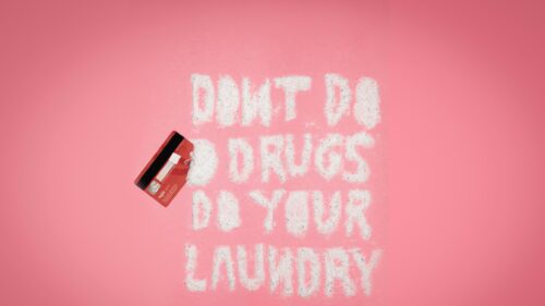 Don’t Do Drugs Do Your Laundry Funny Quote Desktop Wallpaper